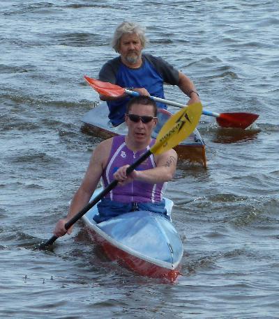 kyaking on the canal