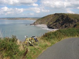 Millook from the coast road
