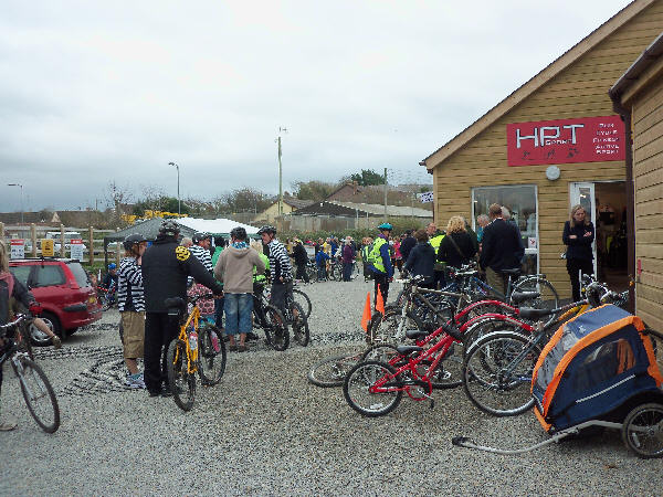 A39 underpass opening day
