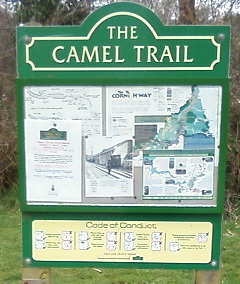 Camel Trail sign